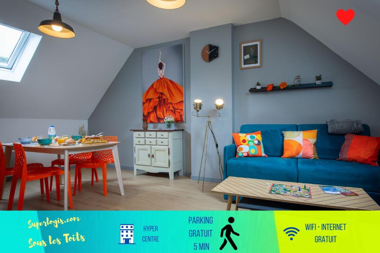 Superlogis - Sous Les Toits - T2- 3Etoiles - Blois-Hypercentre 1 Chambre 4 Personnes ภายนอก รูปภาพ